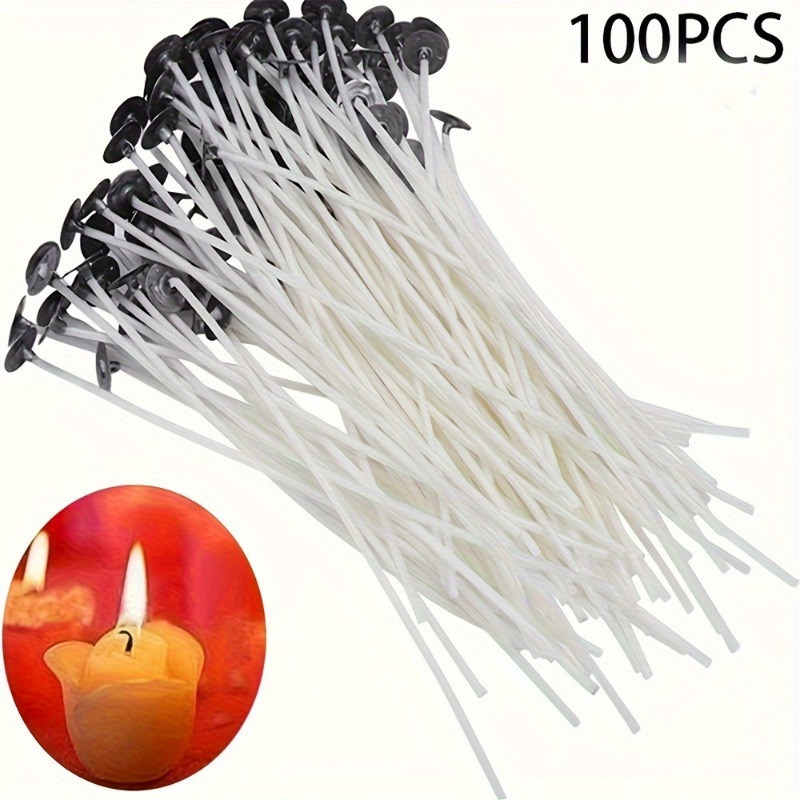 Cotton Wick Pre Tabbed - Stoppini per Candele Senza Fumo da