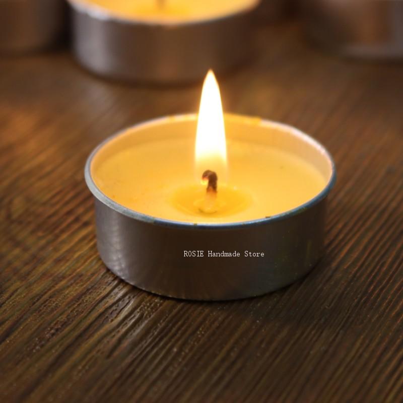 Candle Making Course - Scatola di alluminio circolare per cera