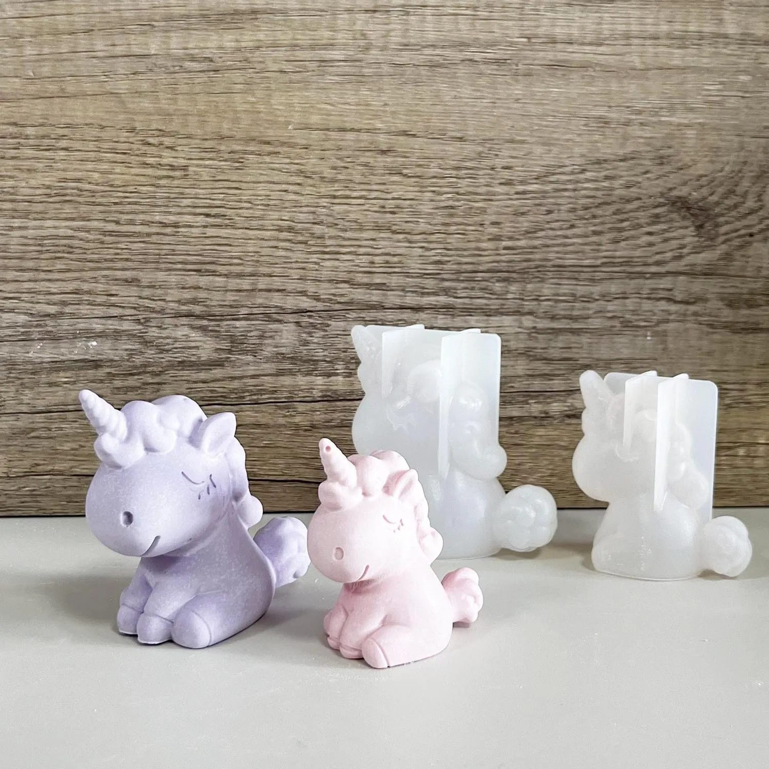 Candle Making Business - 3D geometrica in silicone unicorno gatto