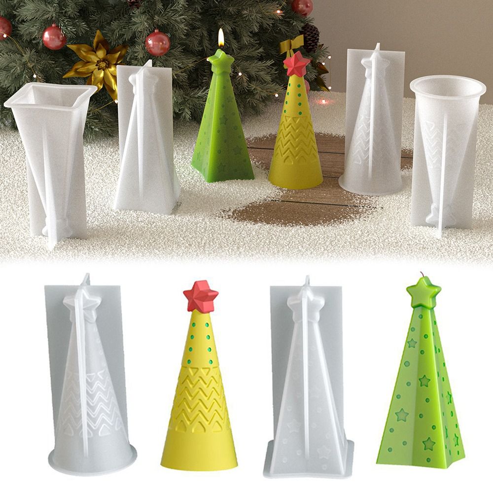 Candle Making Kit Xmas - Stampo per candele a cono natalizio