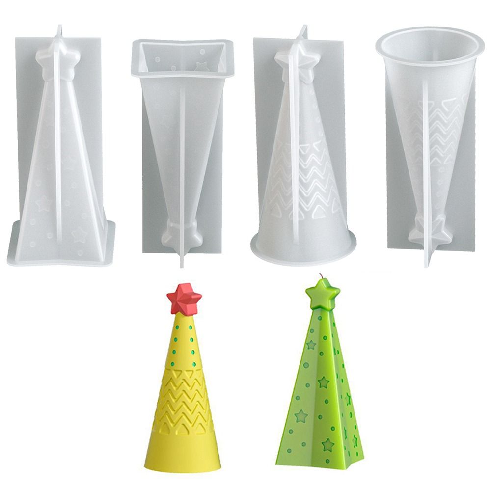 Candle Making Kit Xmas - Nuovo silicone cono di Natale candela