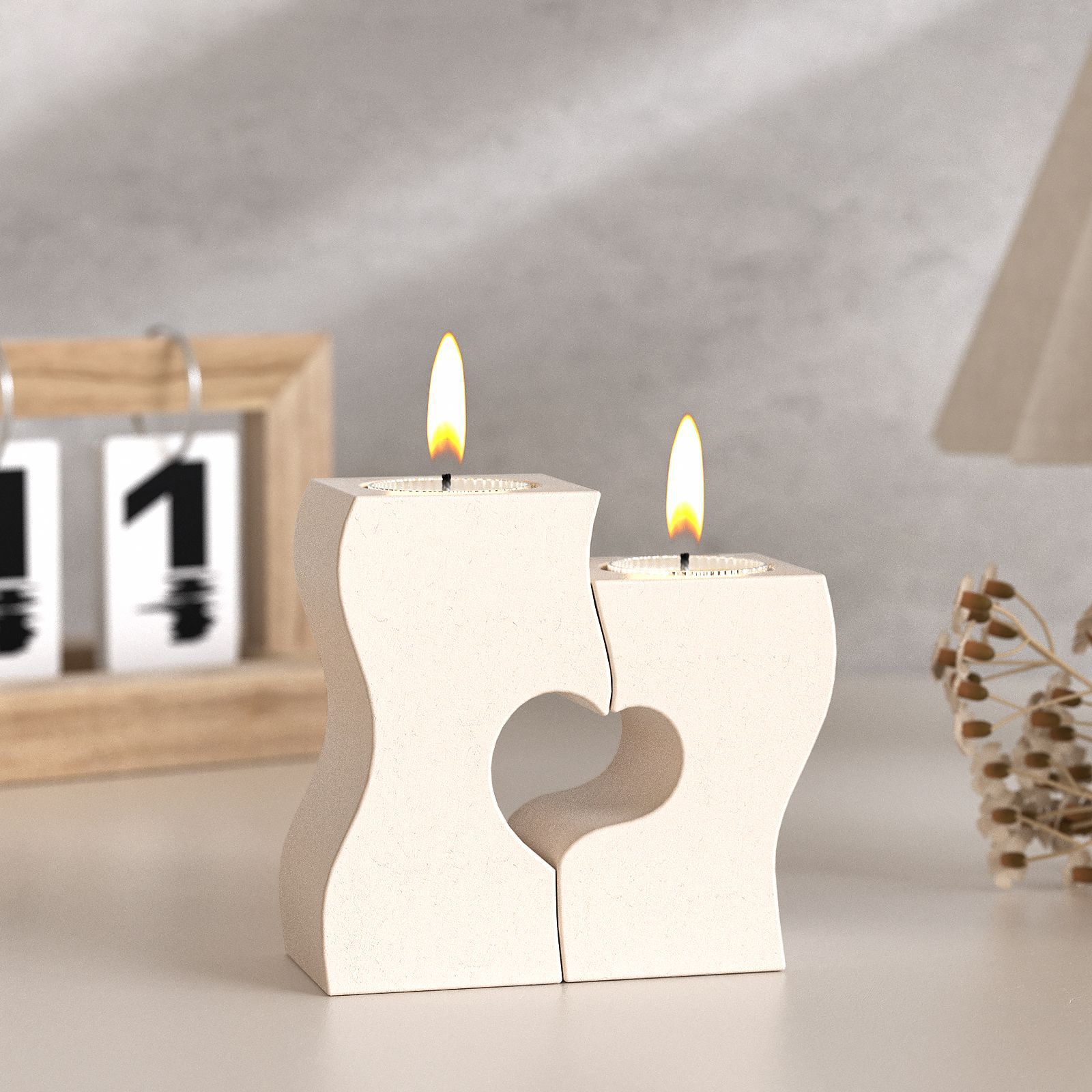 Candle Making Business - S Cuore Candeliere Stampi in Silicone