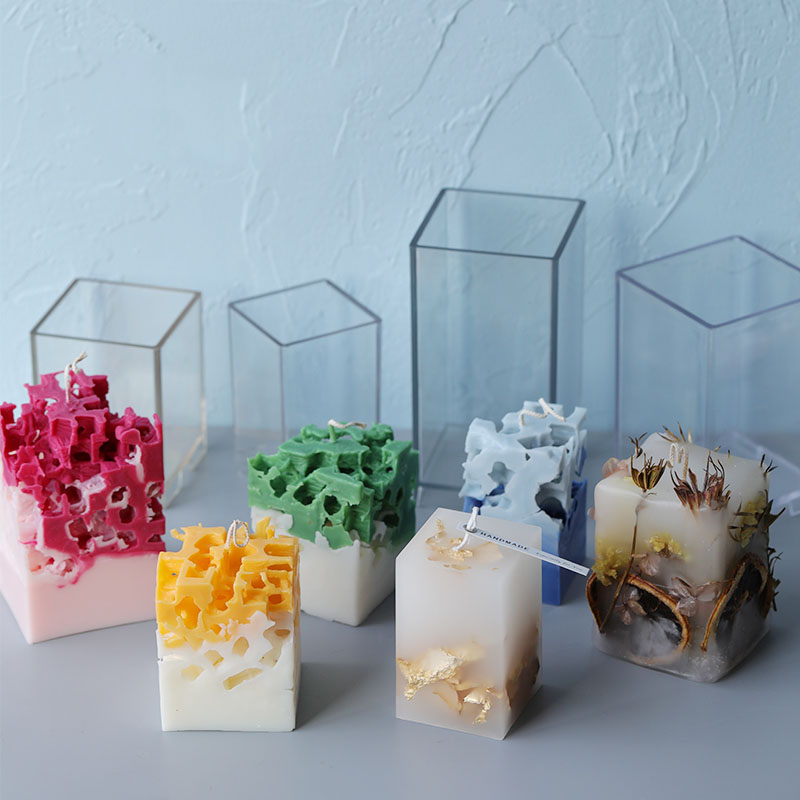 Candle Making Course - Stampo per candele a colonna rettangolare