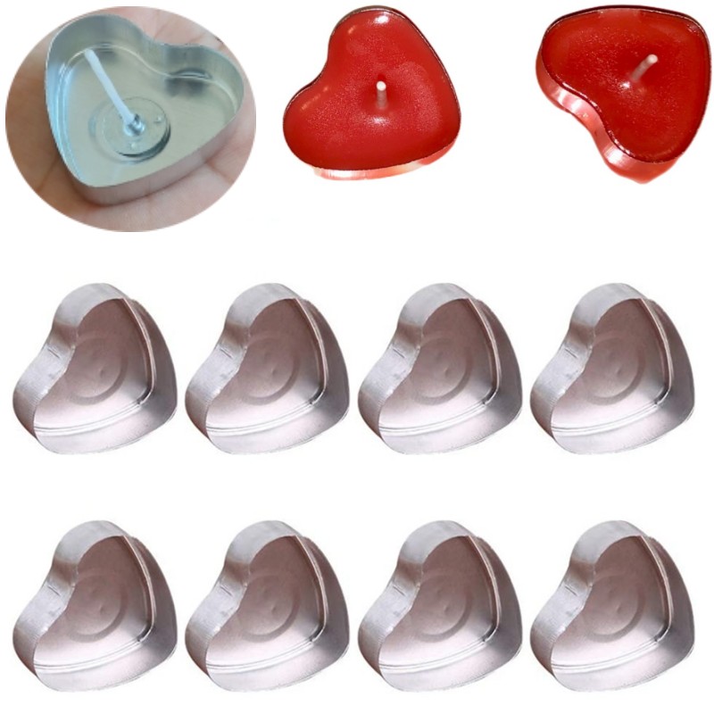 100 set a forma di cuore vuoto - Candle Making Course recensione e prezzo