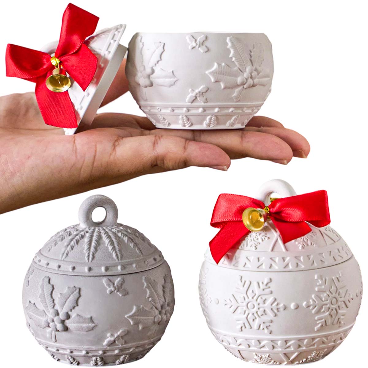 Rilievo di Natale Neve Bacche  - Candle Making Kit Xmas recensione e prezzo
