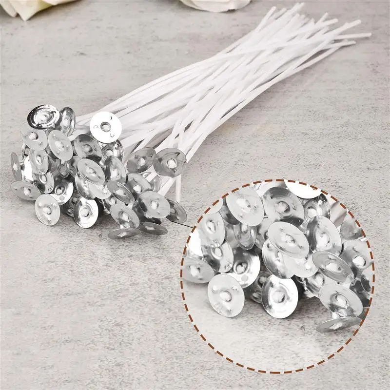 100/50pcs Stoppini per candele - Cotton Wick Pre Tabbed recensione e prezzo