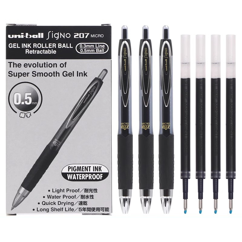 Uni-ball 61256 Signo Gel 207 P - Pentel Pen Energel recensione e prezzo