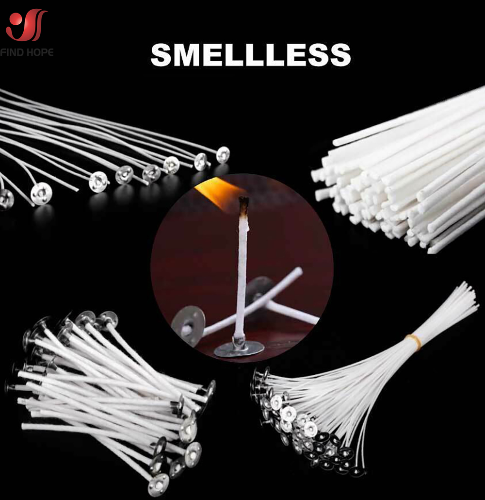 100 pz Stoppini per candele se - Cotton Wick Pre Tabbed recensione e prezzo